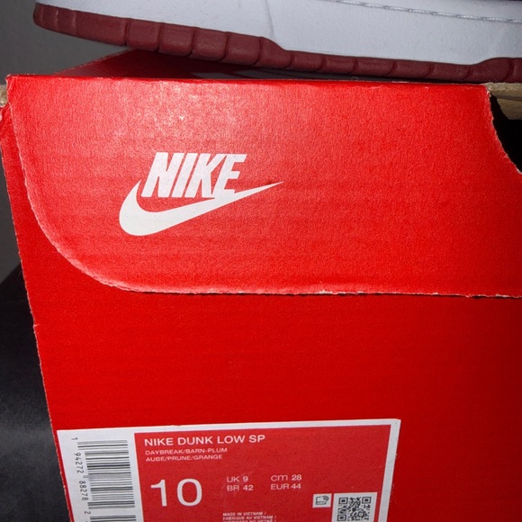 Nike Dunk Low Dark Plum Sneakers - Picture 4 of 8